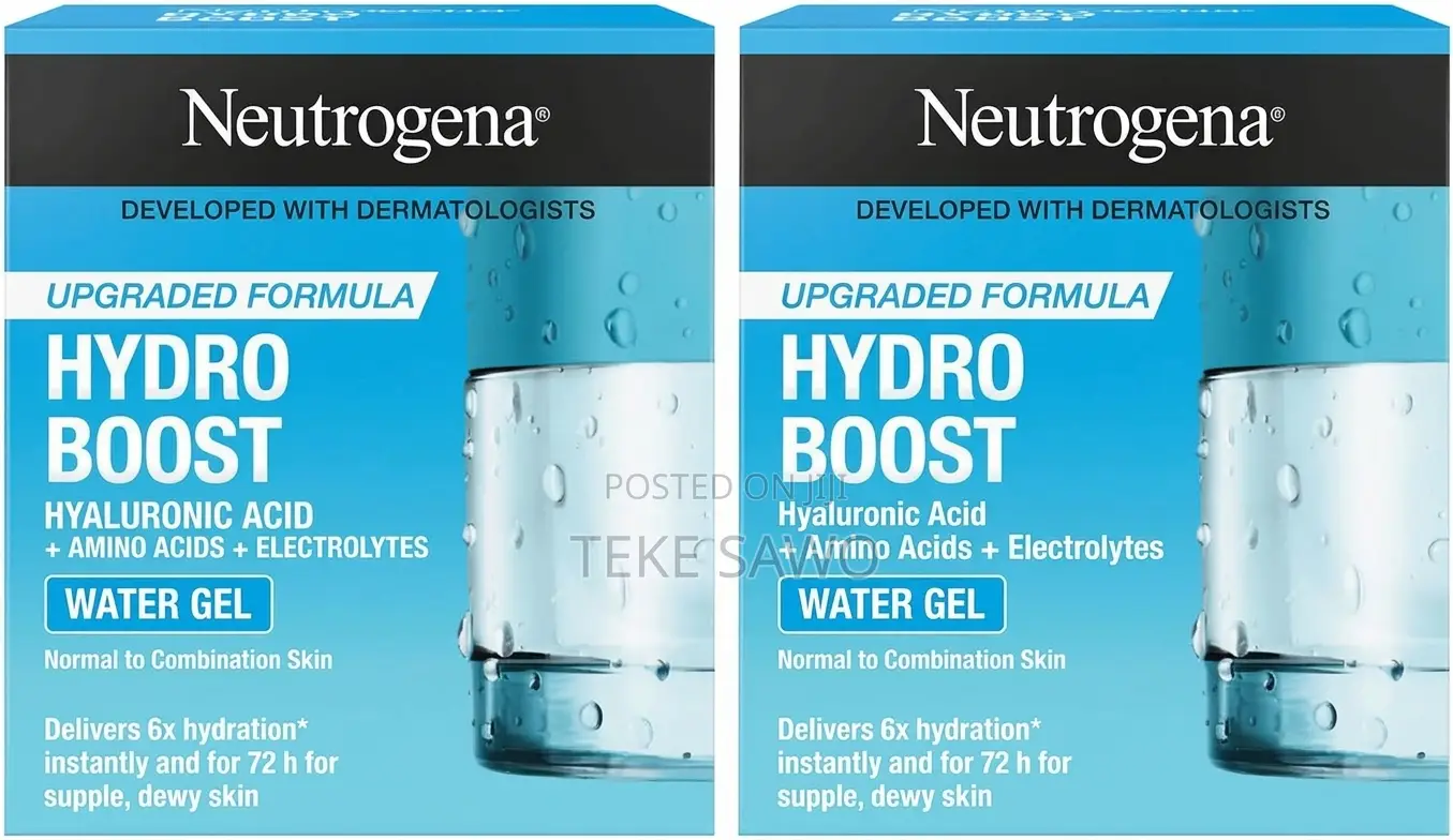 Neutrogena Face Moisturizer Water Gel, 50ml (Pack of 2)