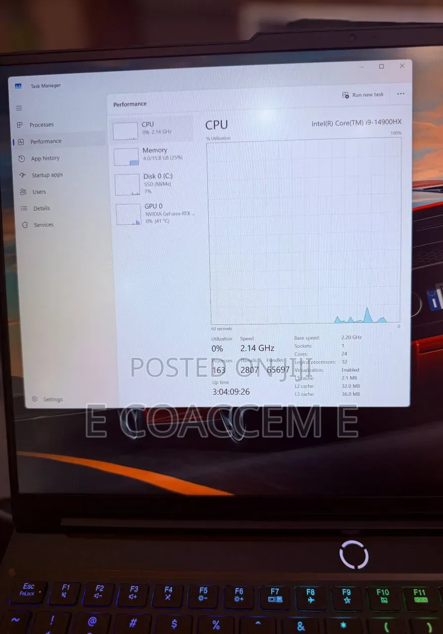 New Laptop Lenovo Legion Pro 7 16GB Intel Core i9 SSD 1T