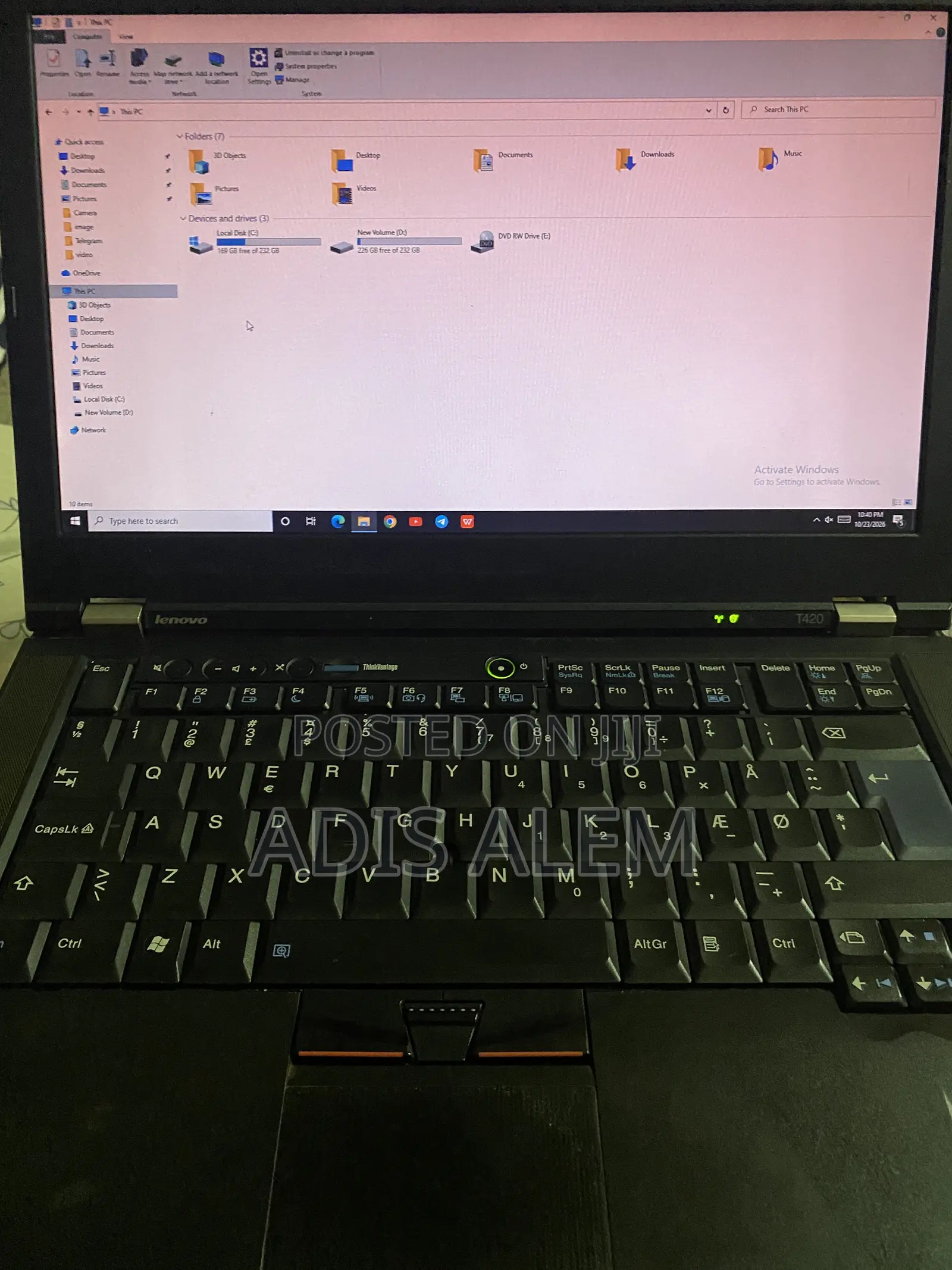 Laptop Lenovo ThinkPad Yoga 4GB HDD+SSD 500GB