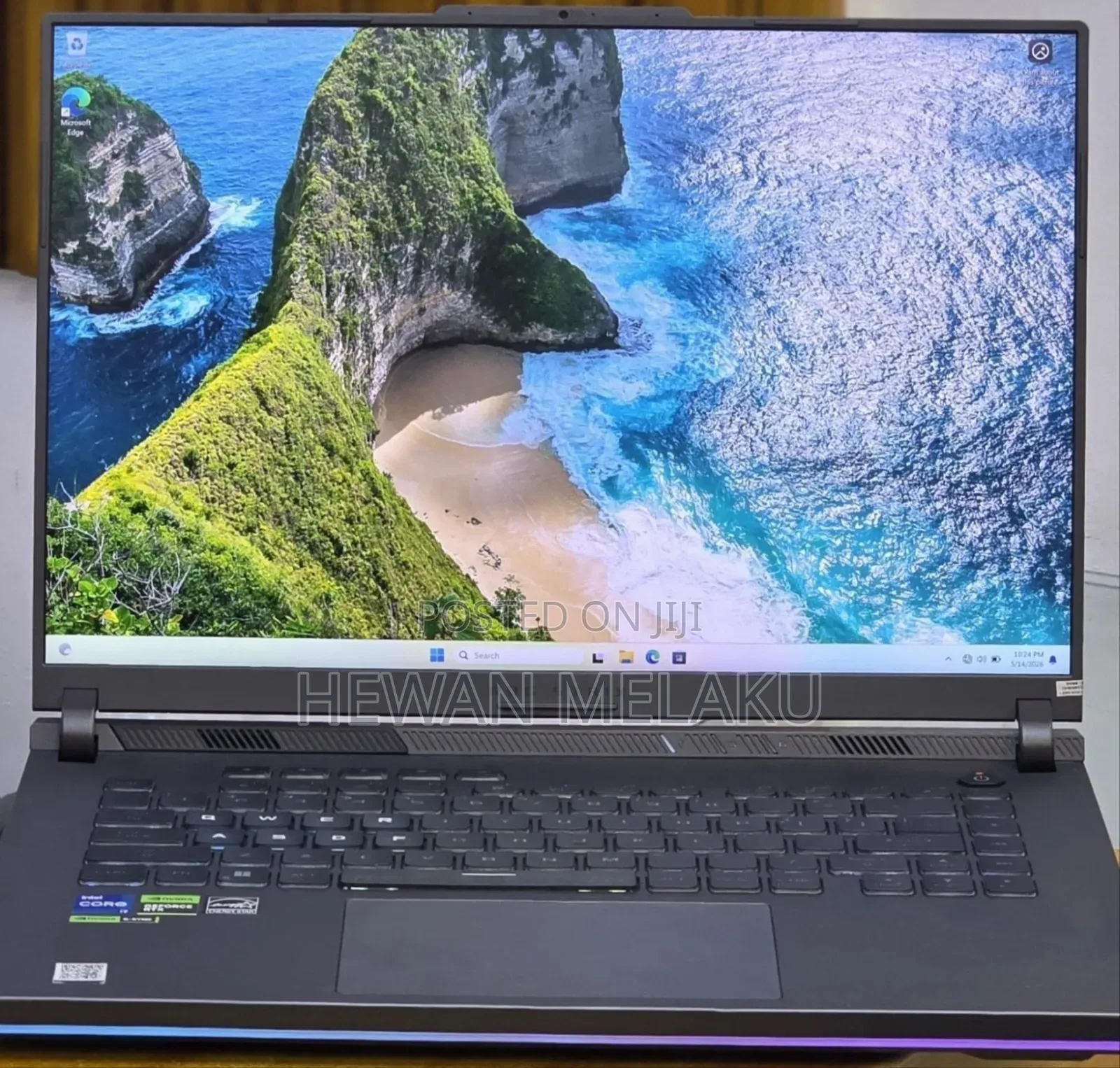New Laptop Asus ROG Strix G15 16GB Intel Core i7 SSD 1T