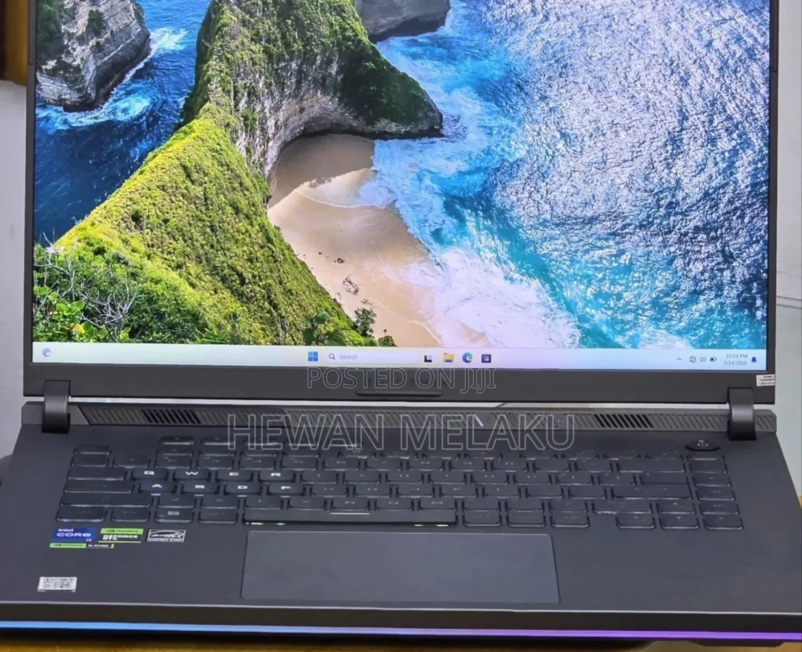 New Laptop Asus ROG Strix G15 16GB Intel Core i7 SSD 1T