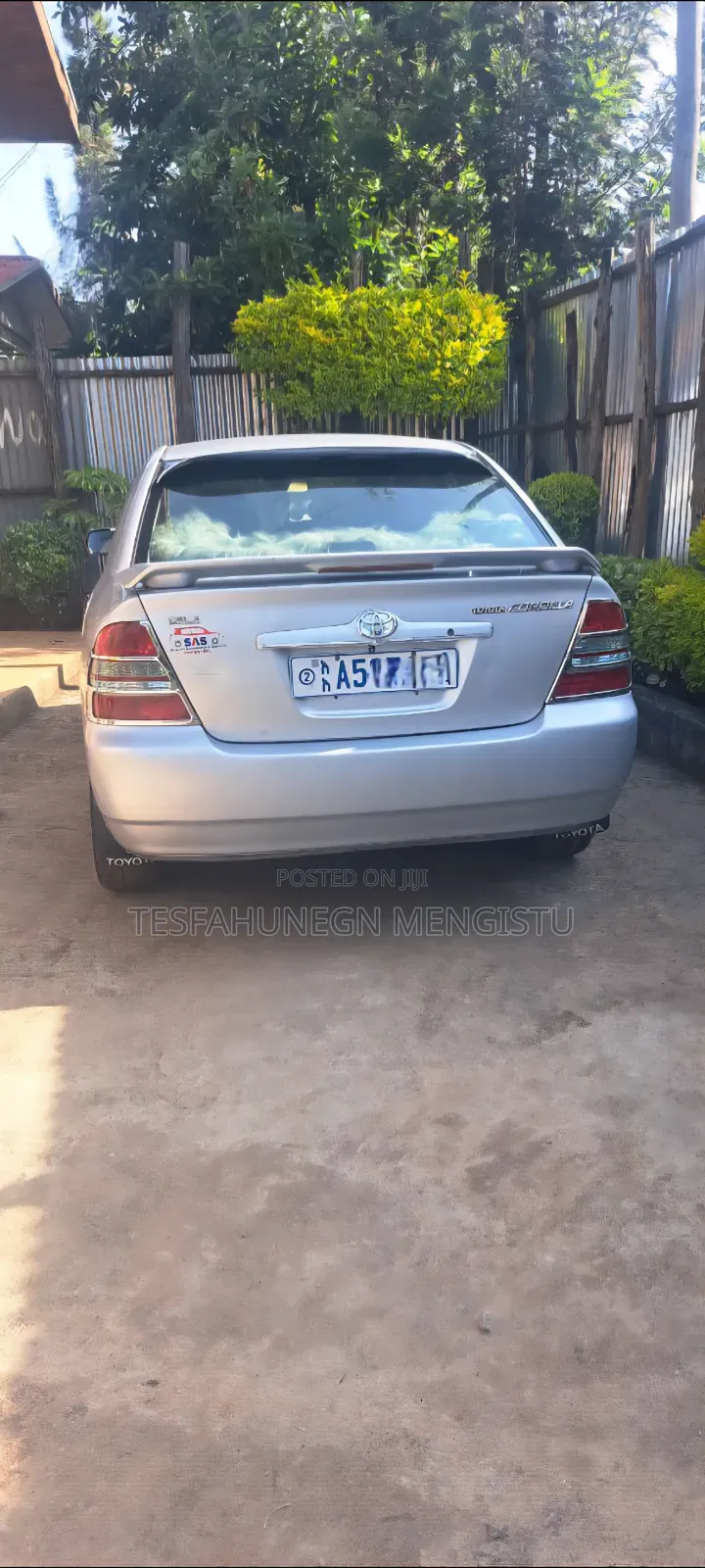 Toyota Corolla Sedan 2003 Gray