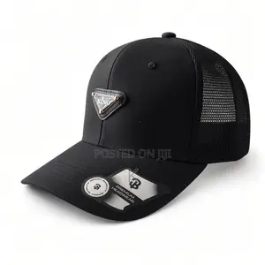 Black Trucker Cap