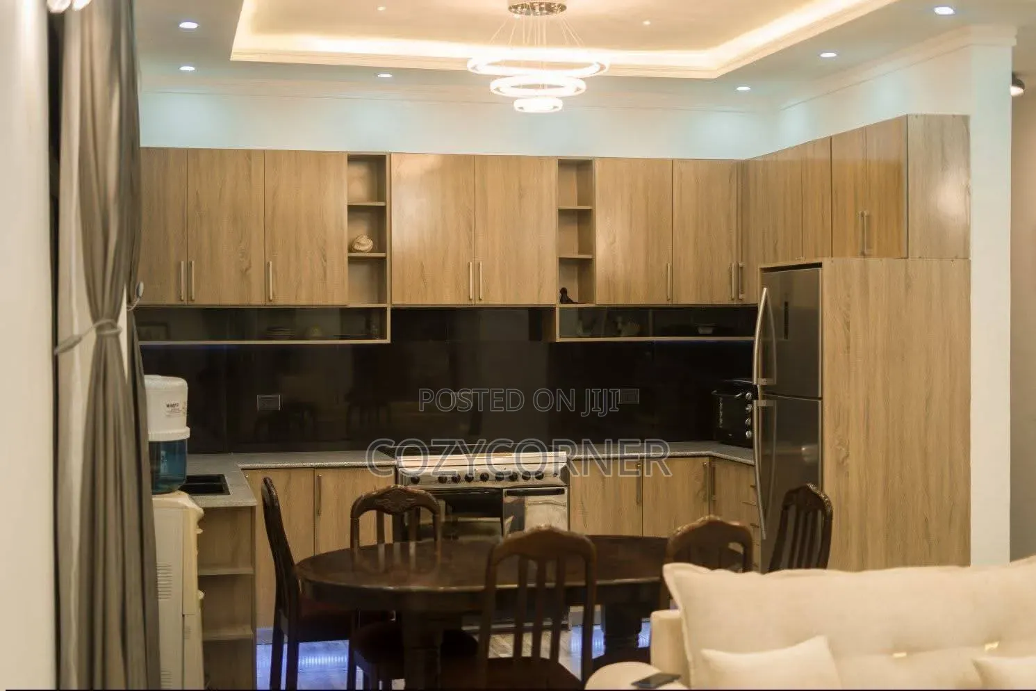 Kitchen Cabinets Crafted for Compliments Priced Per Square Meters. ኪችን
