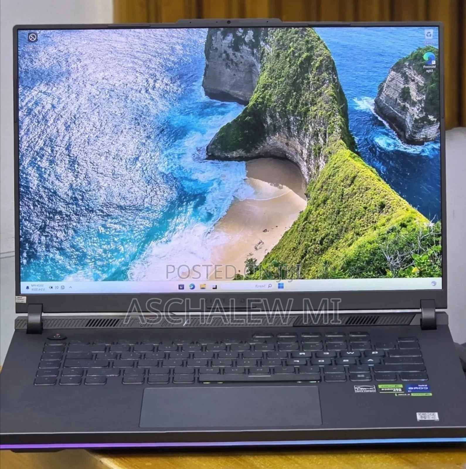 New Laptop Asus ROG Strix G16 16GB Intel Core i7 SSD 1T