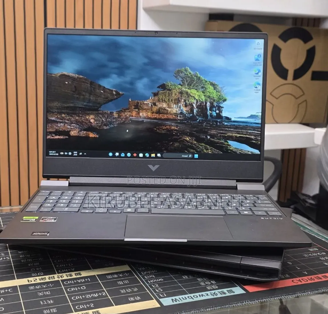 New Laptop HP Victus 16 16GB AMD Ryzen 7 SSD 512GB