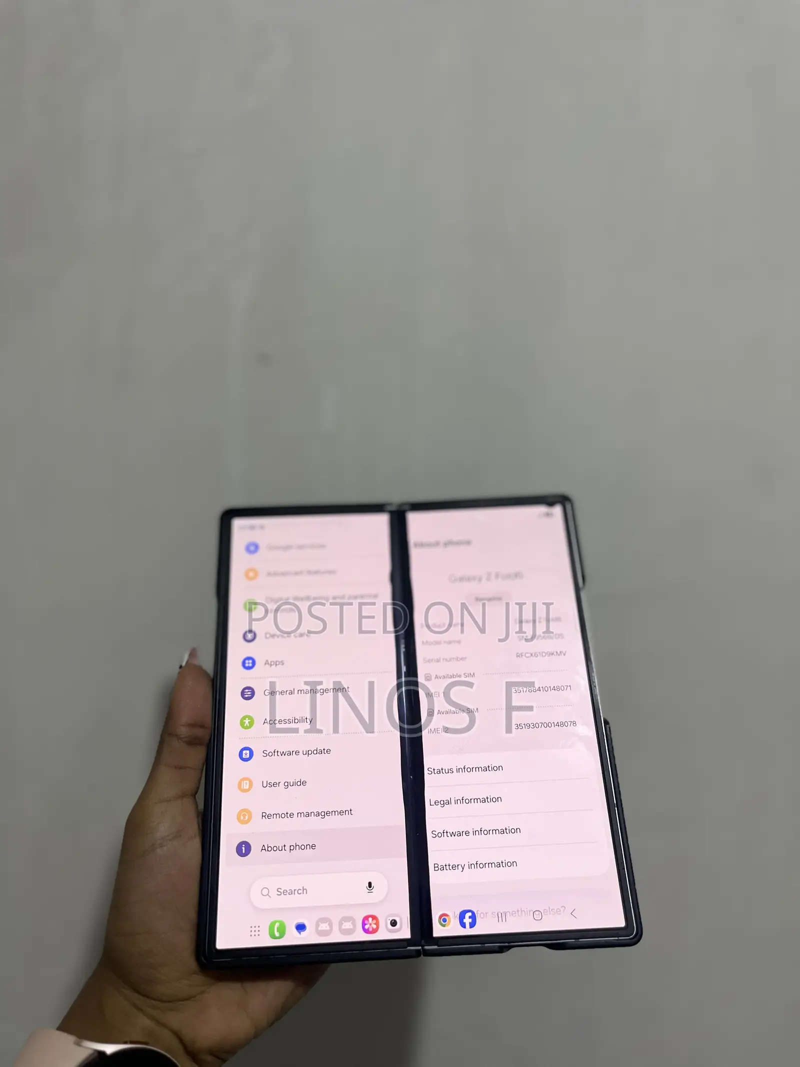 Samsung Galaxy Z Fold6 1 TB Pink