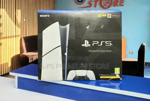 PS5 Slim Digital – GTA 5 + 10 Games Installed ‎GTA 6 28 Days Left