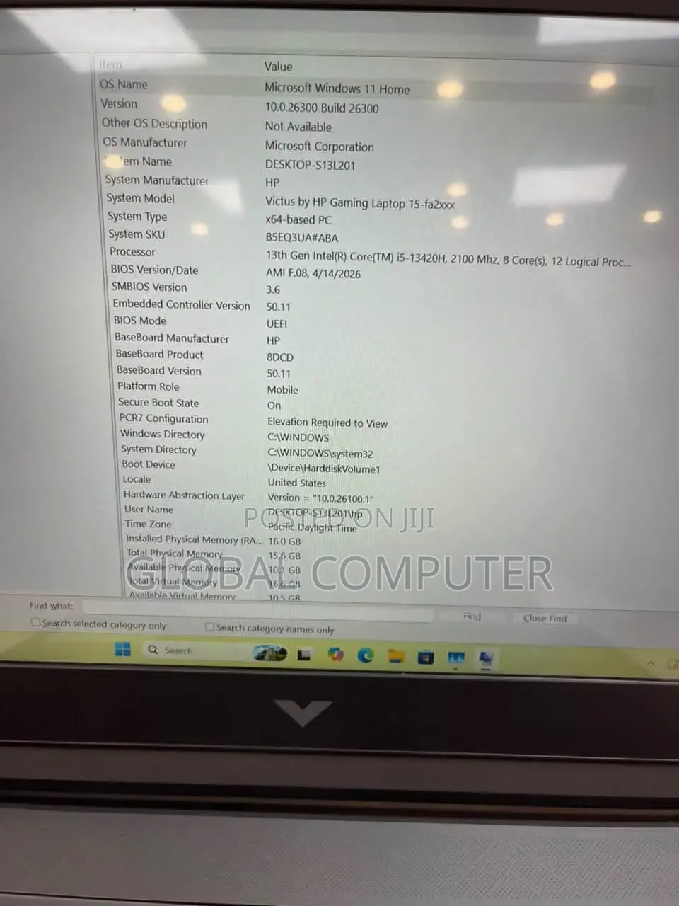 New Laptop HP Victus 15 16GB Intel Core i5 SSD 512GB