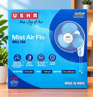USHA Mist Air Flo Wall Fan Made in India