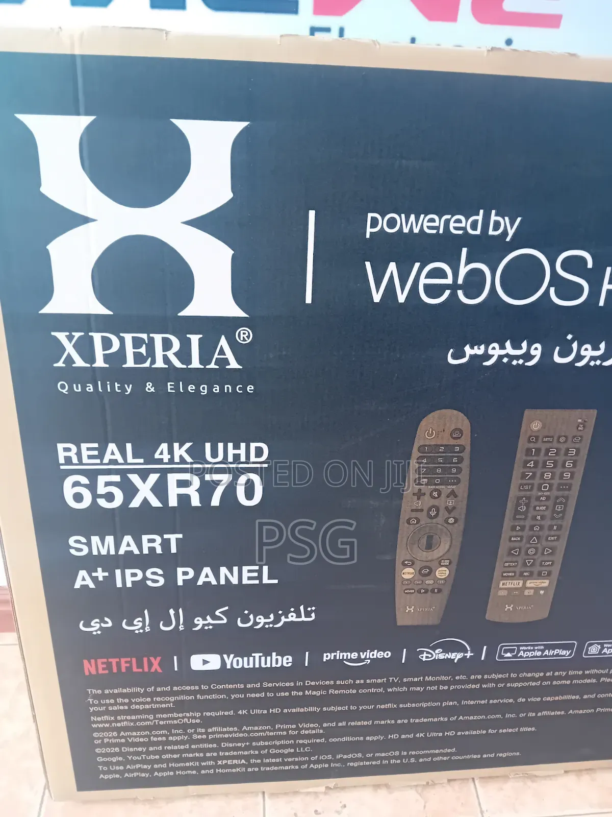 Xperia Webos Hub 65 Inch Television