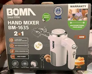 BOMA Hand Mixer 2-in-1 – 600W High-Power Motor, German Design