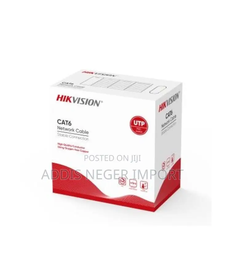 Hikvision Cat 6e Full Copper UTP Cable