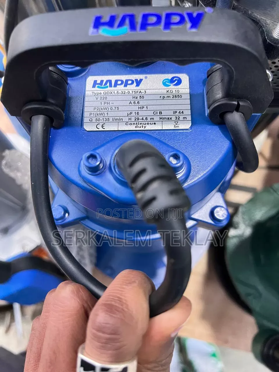 Happy Submersuble Pump1hp QDX Max Head=32mt