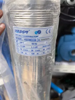 Happy 1.5hp Borehole Pump With in 138mt Head