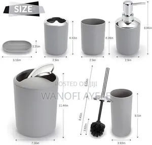 6 PCS Bathroom Set