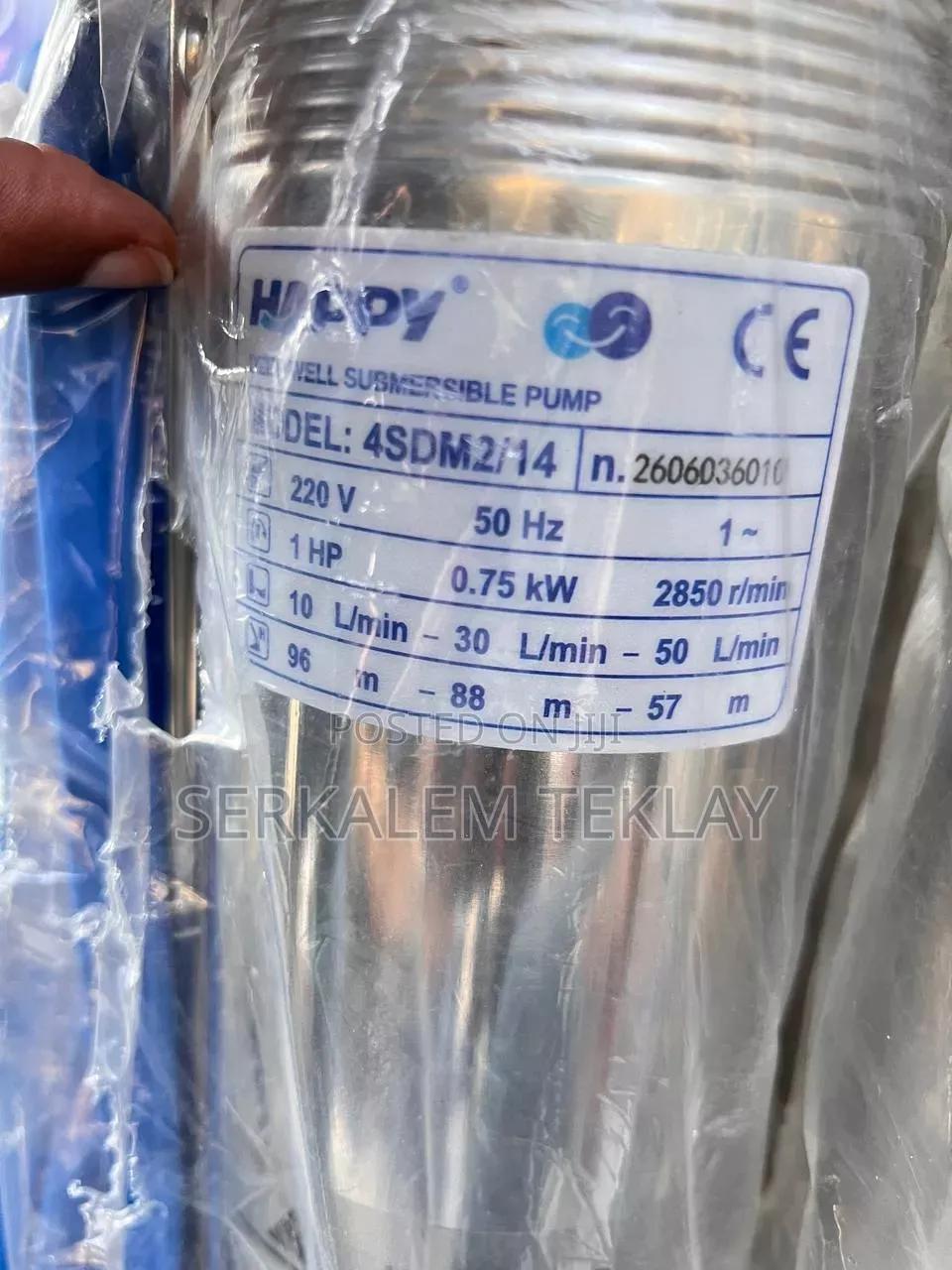 Happy Borehole Pump 1hp