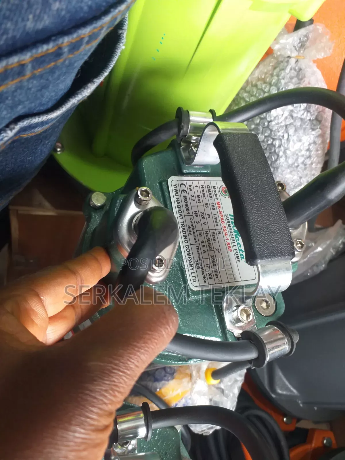 Moketta 3hp QDX Pump for Clean Water With in 55mt Max Head