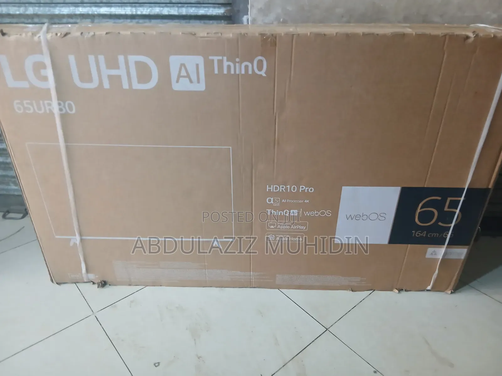 LG 65inche Framless Webos Best Brand TV