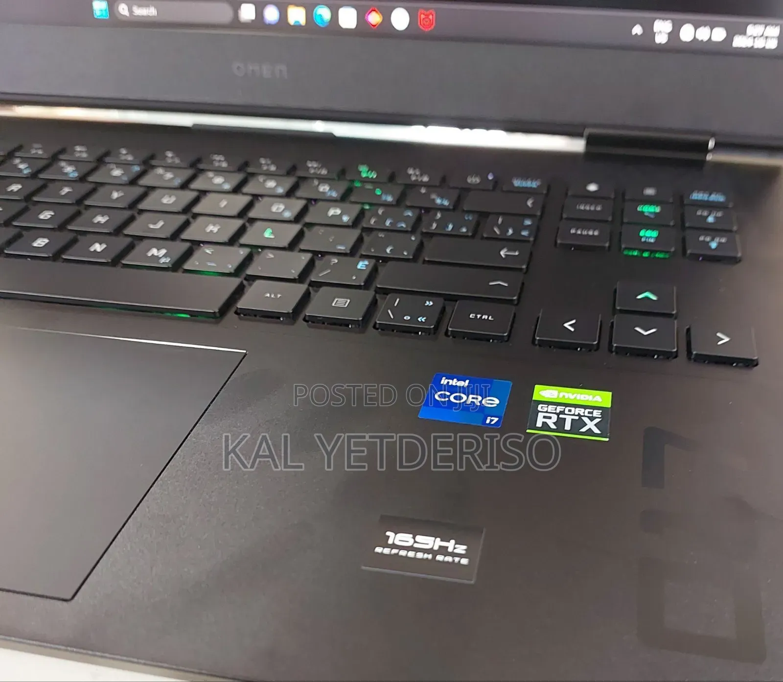New Laptop HP Omen 17 32GB Intel Core i7 SSD 2T