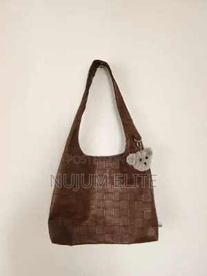 Black and Brown Hobo Bag