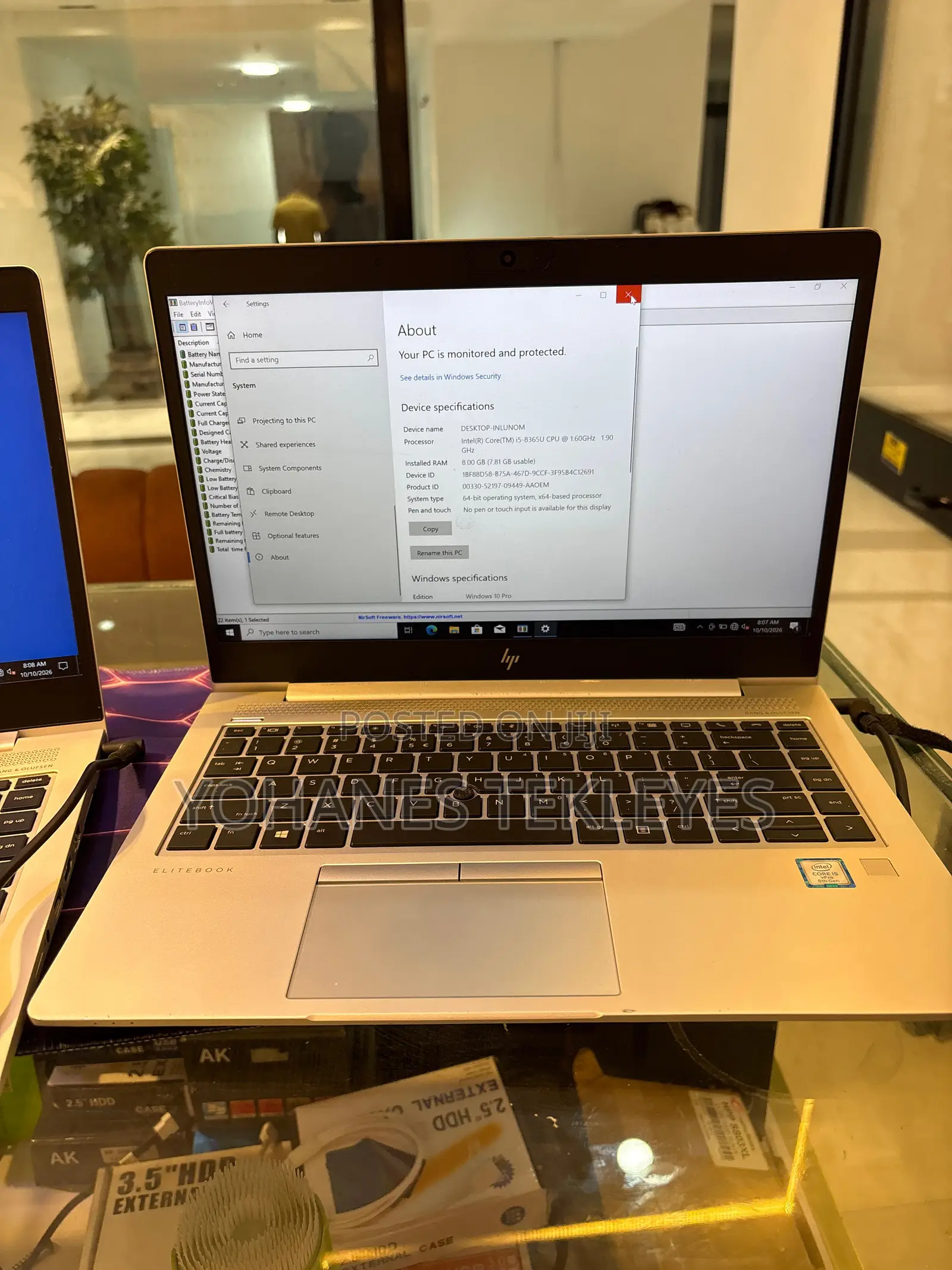New Laptop HP EliteBook 840 16GB Intel Core i5 SSD 512GB