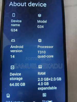 BLU G34 64 GB Blue