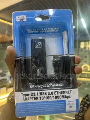 USB-C / USB 3.0 Gigabit Ethernet Adapter – 1000Mbps