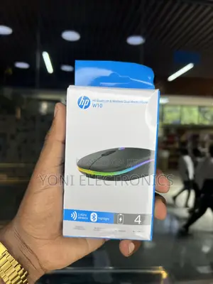 HP W10 Bluetooth & 2.4GHz Wireless Mouse With RGB Lighting