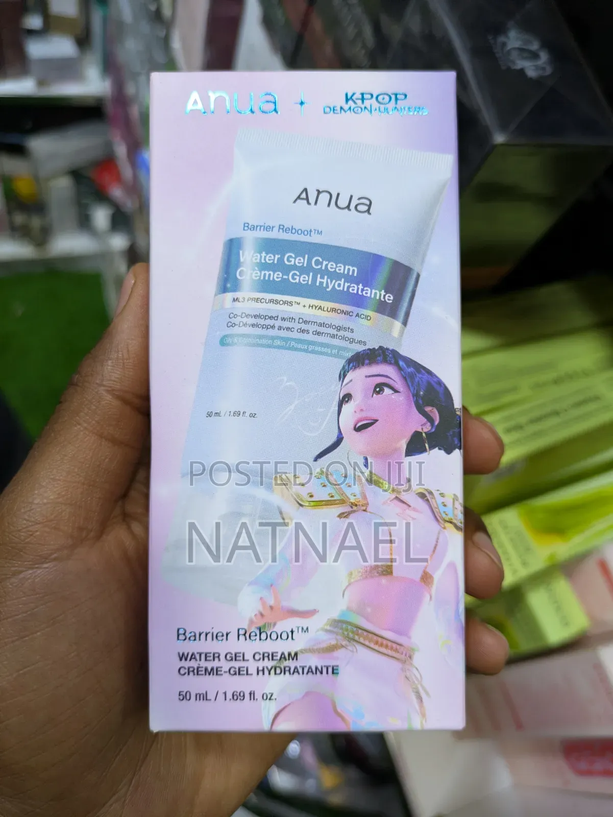 Anua X K-Pop Demon Hunters Barrier Reboot Water Gel Cream (50 Ml