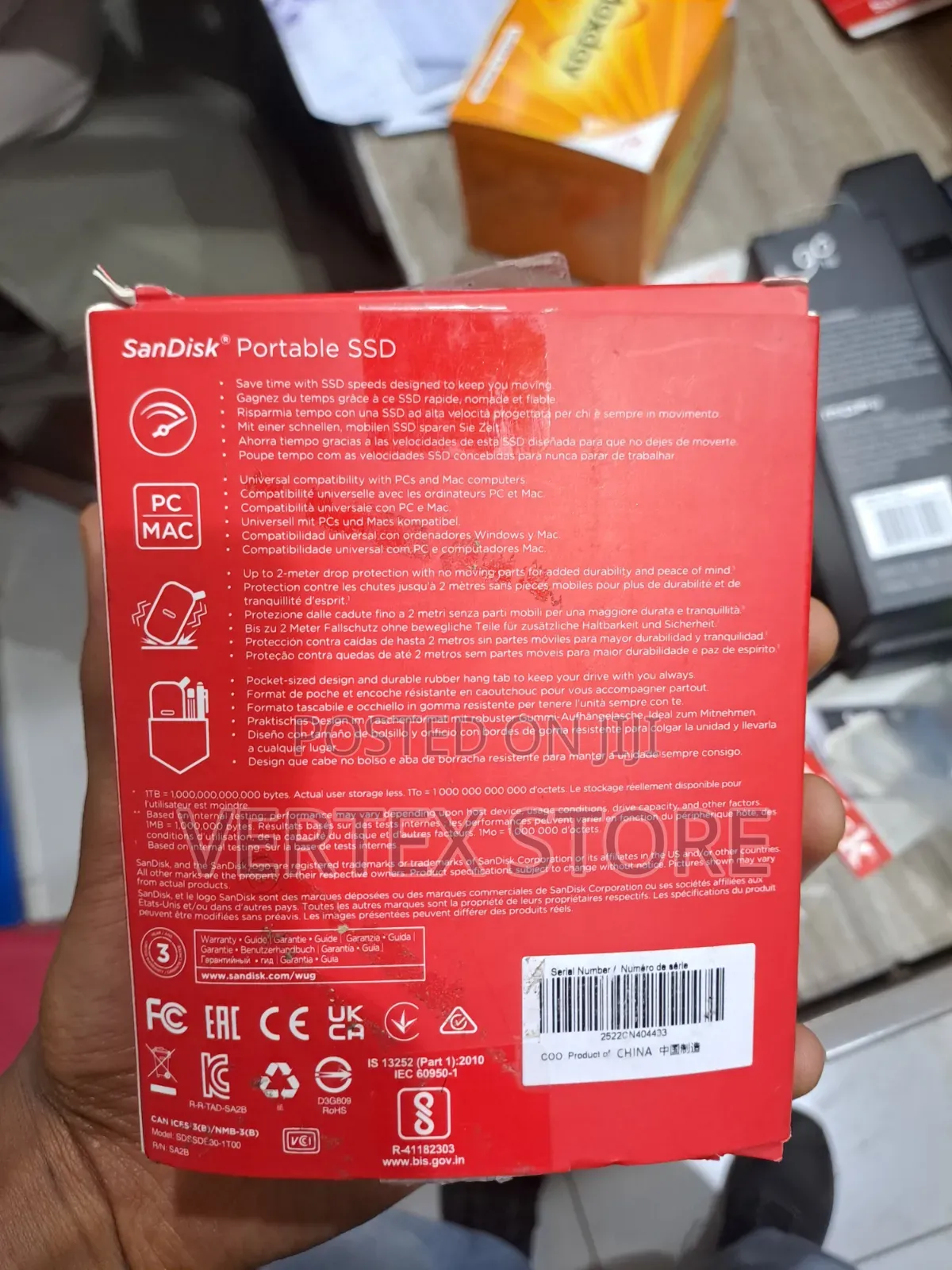 Sandisk Portable SSD 1TB