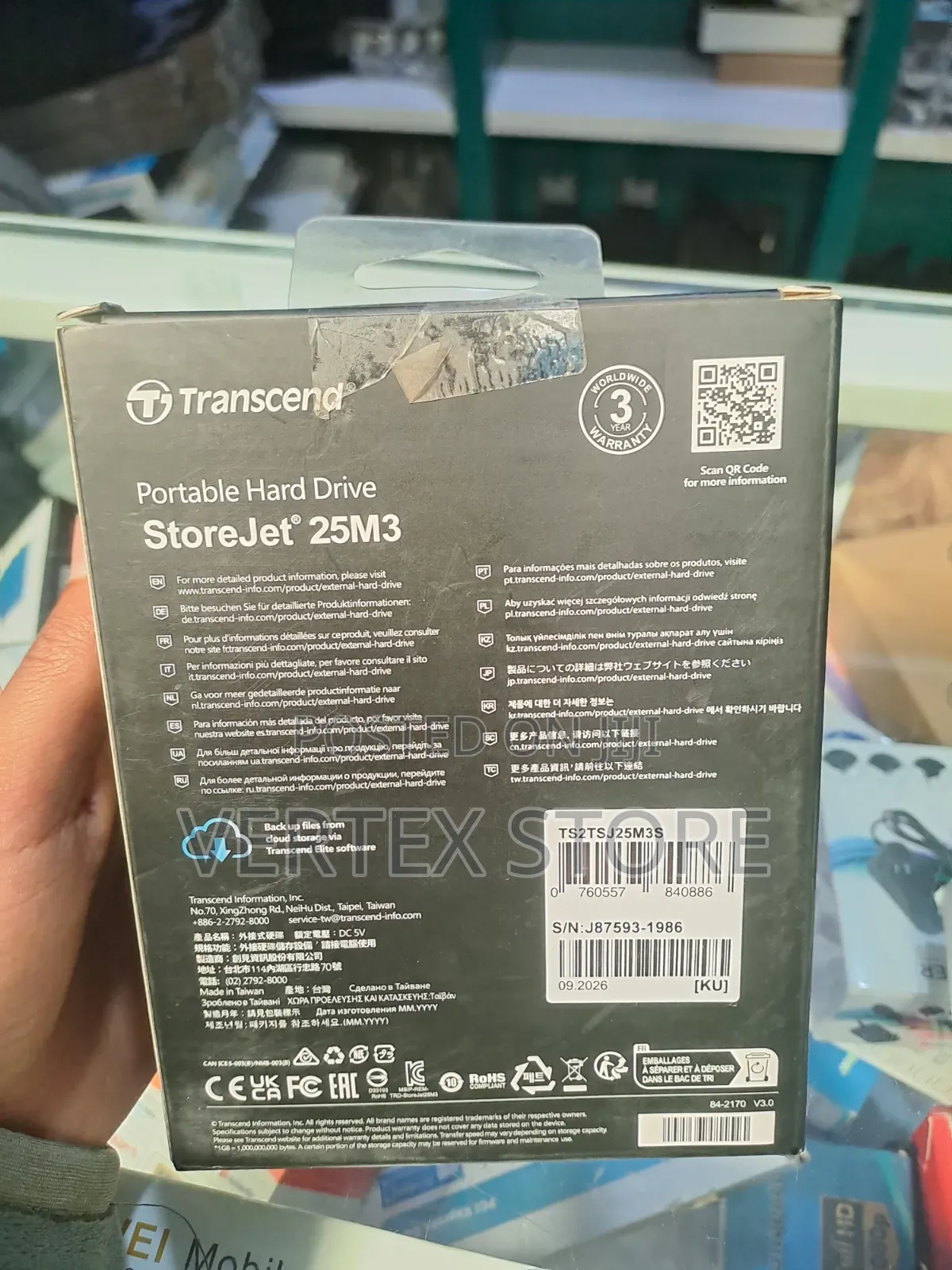 Transcend 2TB Portable Hard Drive