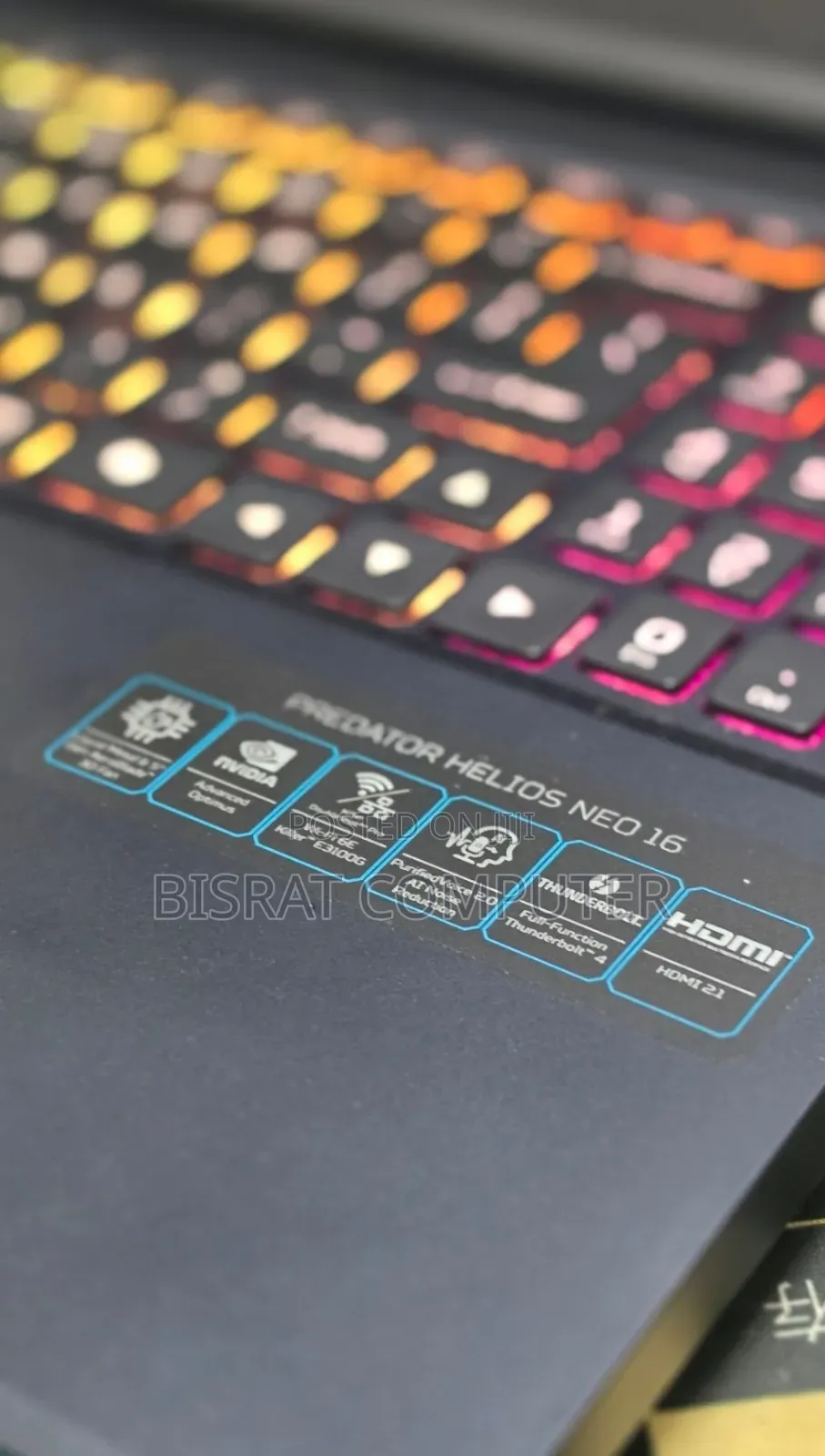 New Laptop Acer Predator Helios Neo 16 16GB Intel Core i9 SSD 1T