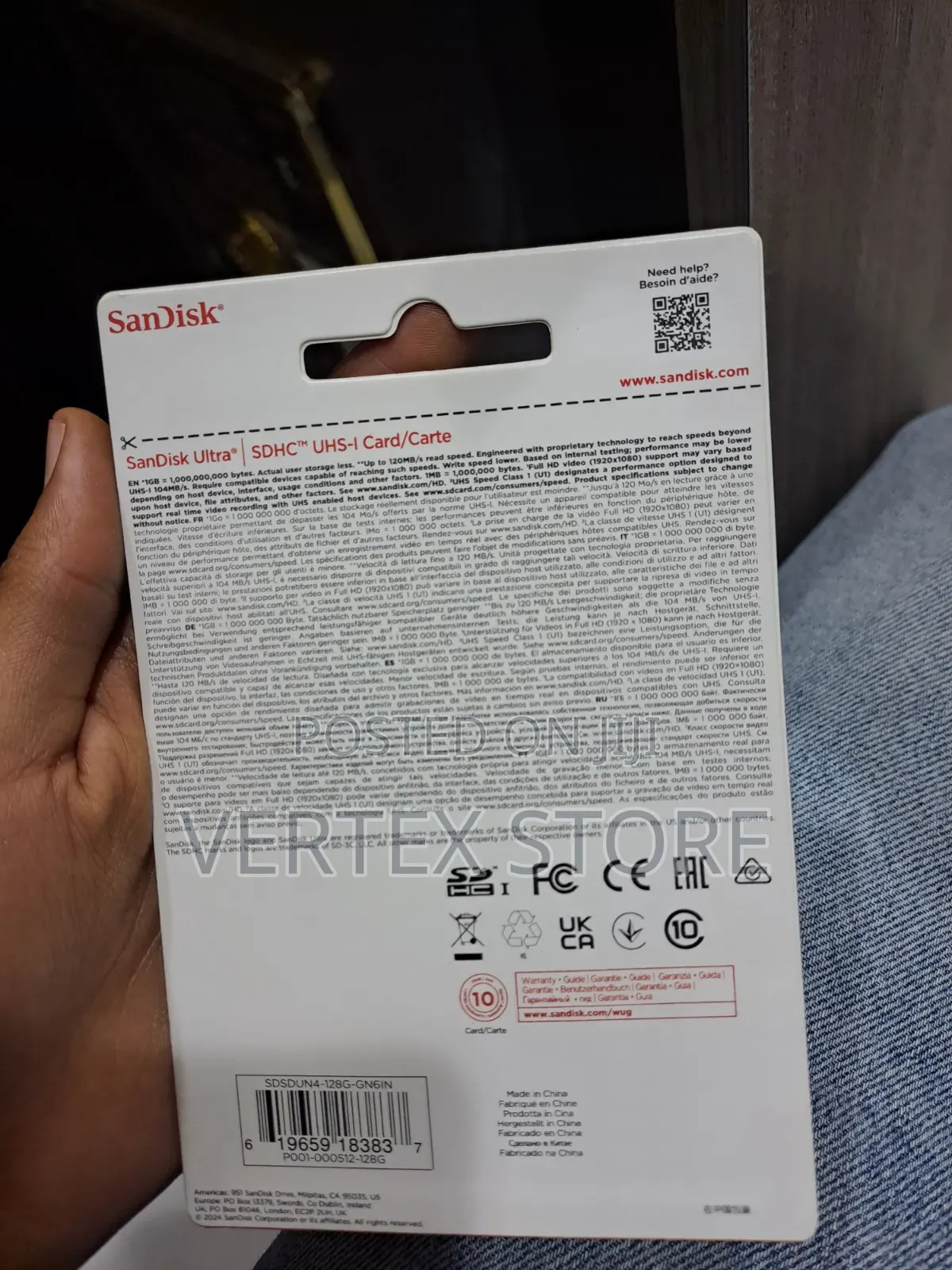 Sandisk Ultra 128GB Memory Card