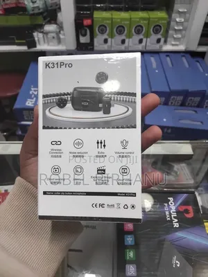 K31 Pro Wireless Collar Clip Button Microphone (2.4G)