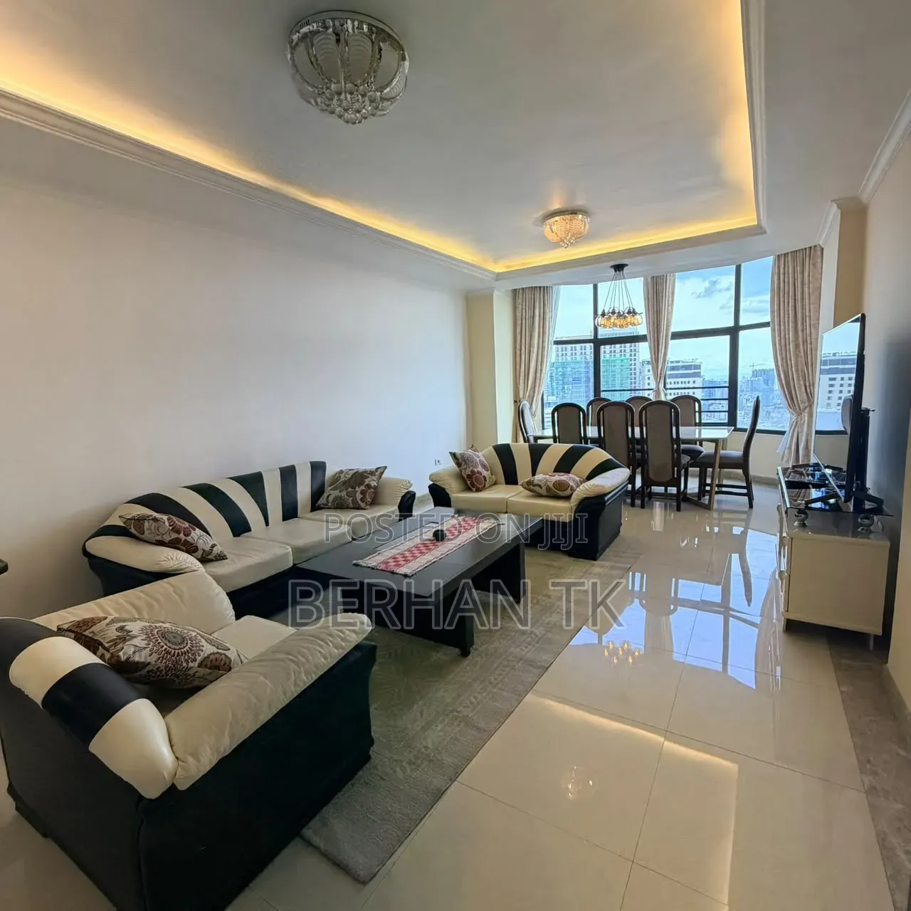 Furnished 3bdrm Apartment in Noah Real Estate, Bole for rent