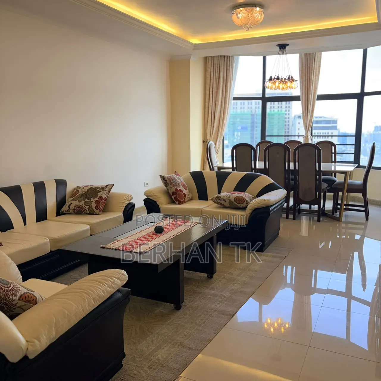Furnished 3bdrm Apartment in Noah Real Estate, Bole for rent