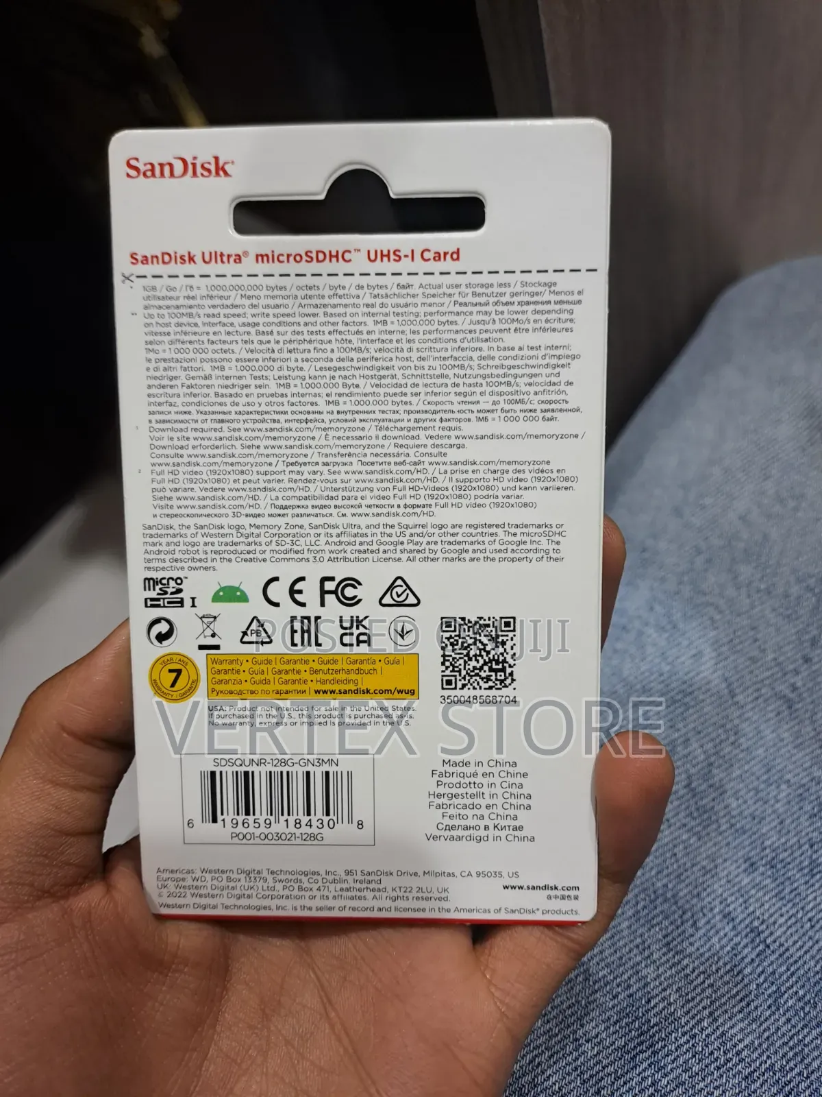 SanDisk Ultra 128GB MEMORY Card