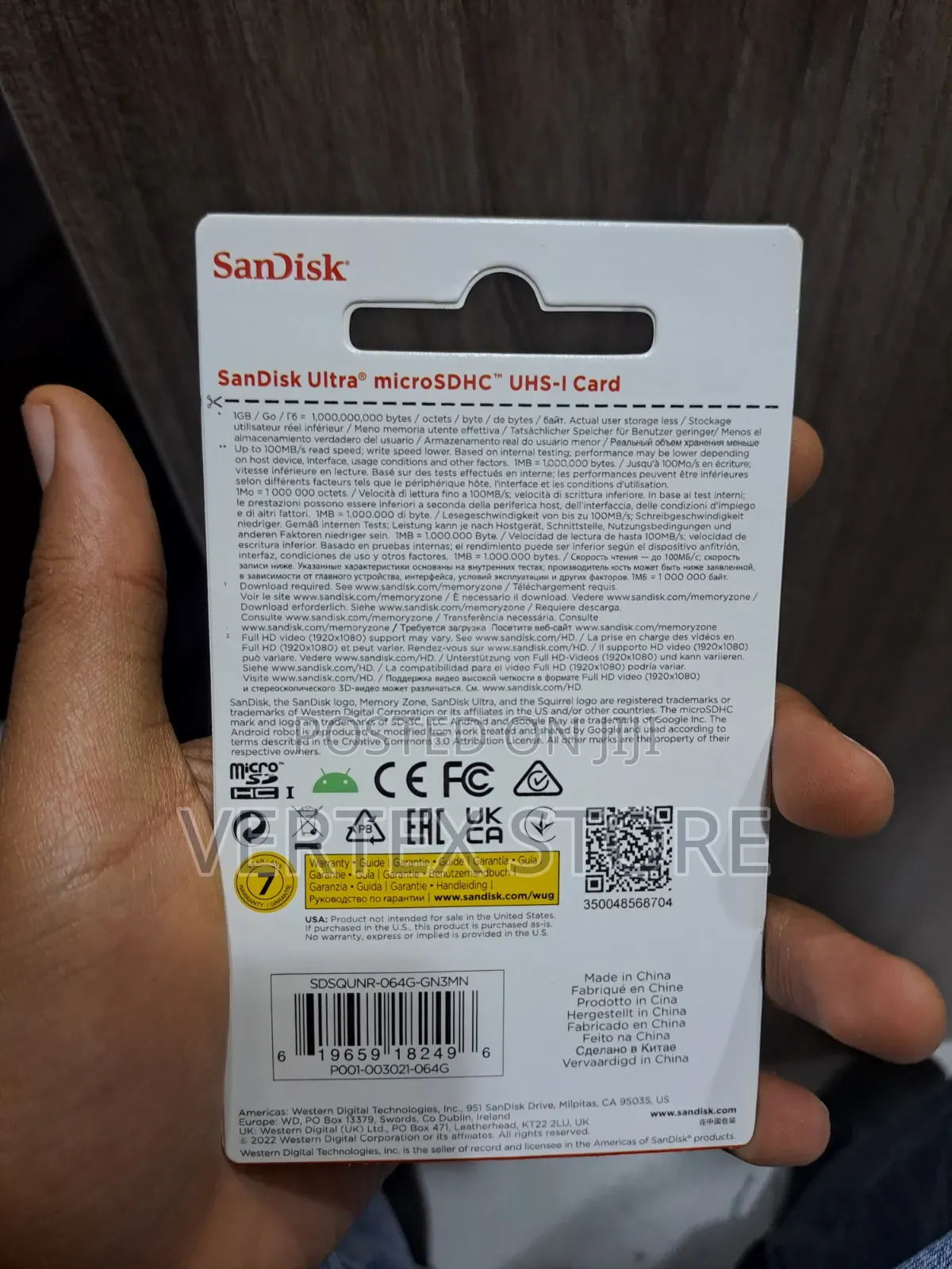 Sandisk Ultra 64GB Microsd Card