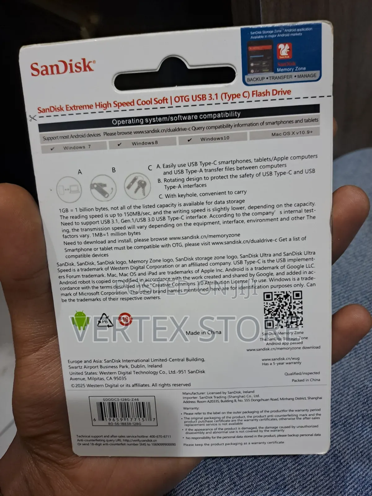 Sandisk Ultra Dual Drive Go 128GB