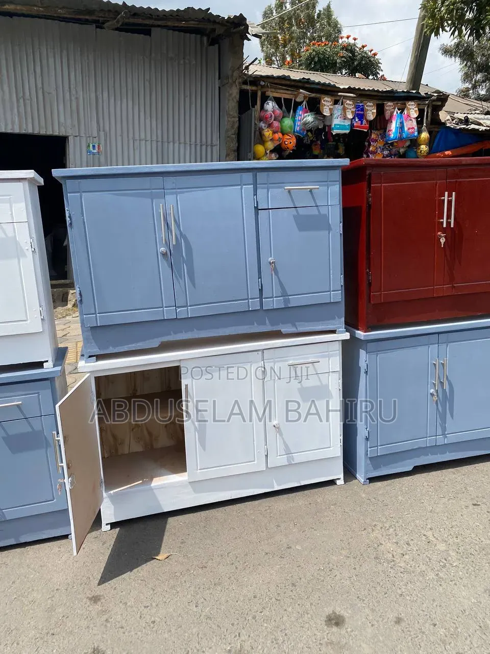 1.20m Kitchn Cabinet ኪችን ካቢኔት