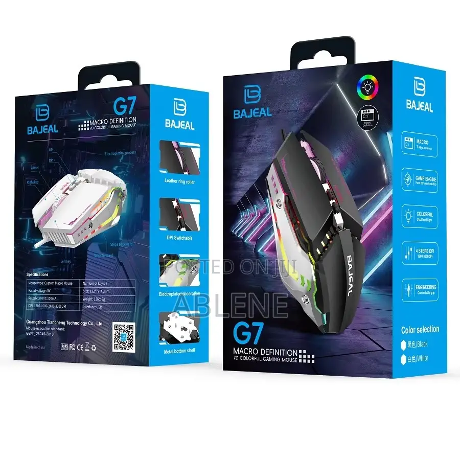 G7 Macro 7D Colorful Gaming Mouse
