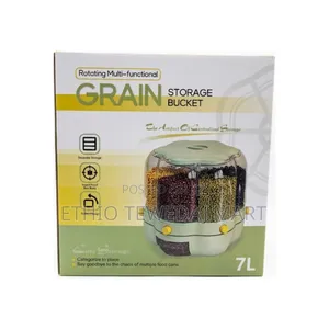 7L Rotatable Grain Storage Bucket
