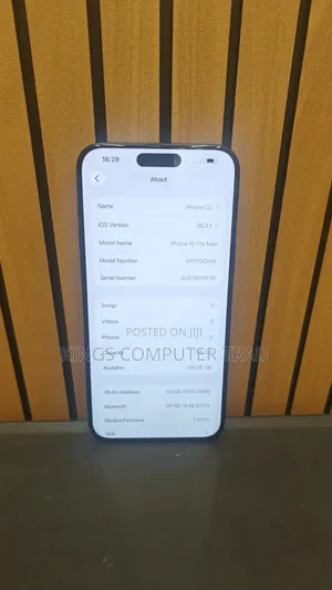 New Apple iPhone 15 Pro Max 256 GB Gray