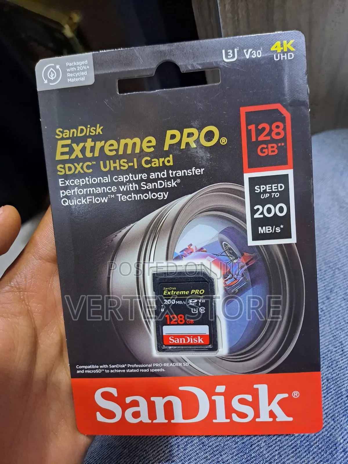 Sandisk Extreme Pro 128GB Memory Card