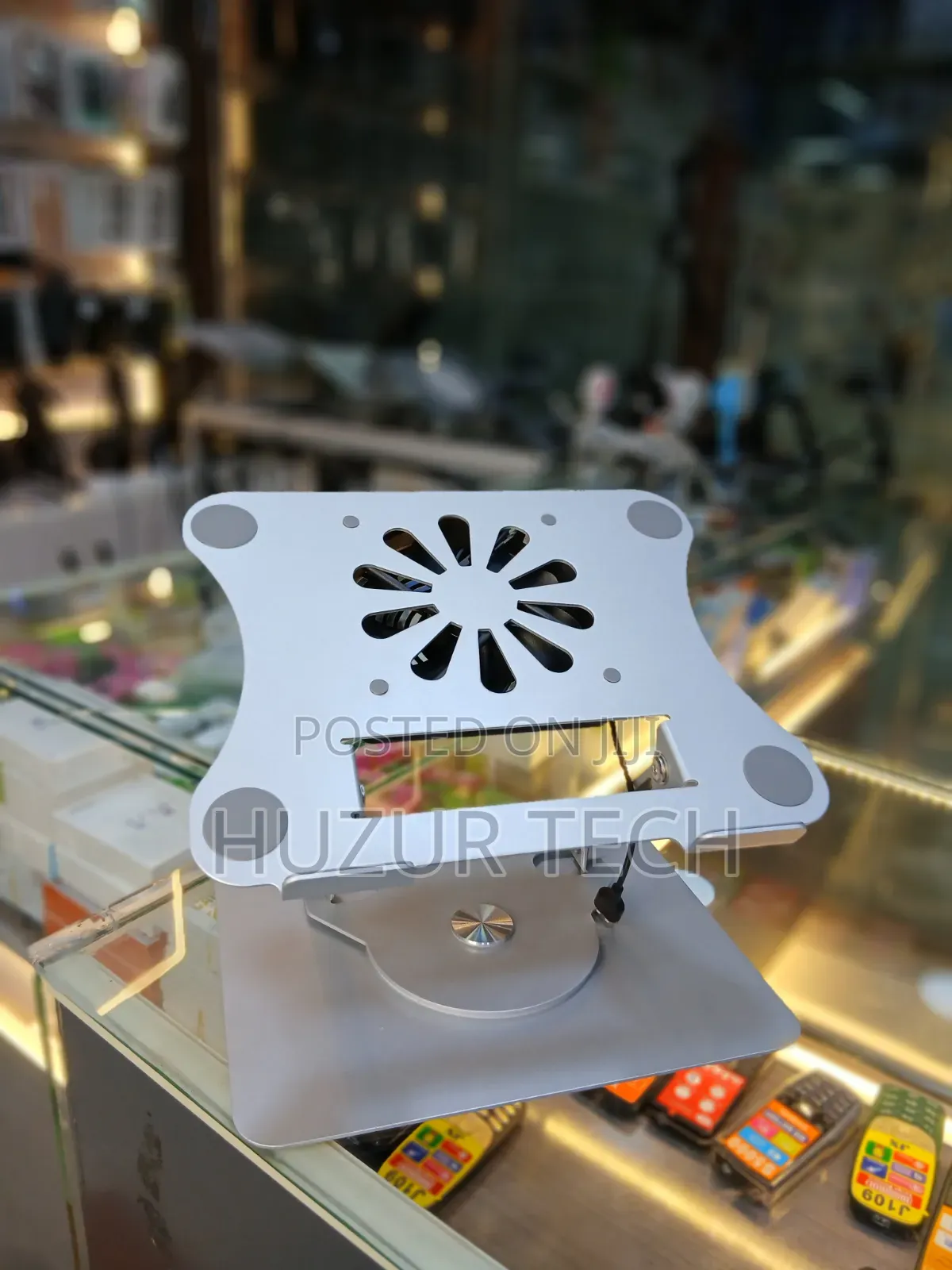 Adjustable Laptop Stand With Cooling Fan