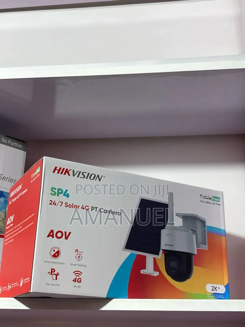 Hikvision SP4 (Model: DS-2CFSP4/4G) 24/7 Solar 4G PT