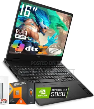 New Laptop HP Omen 16 16GB AMD Ryzen 9 SSD 1T