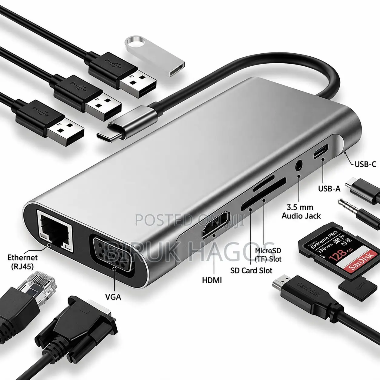 11-in-1 USB-C Hub Adapter
