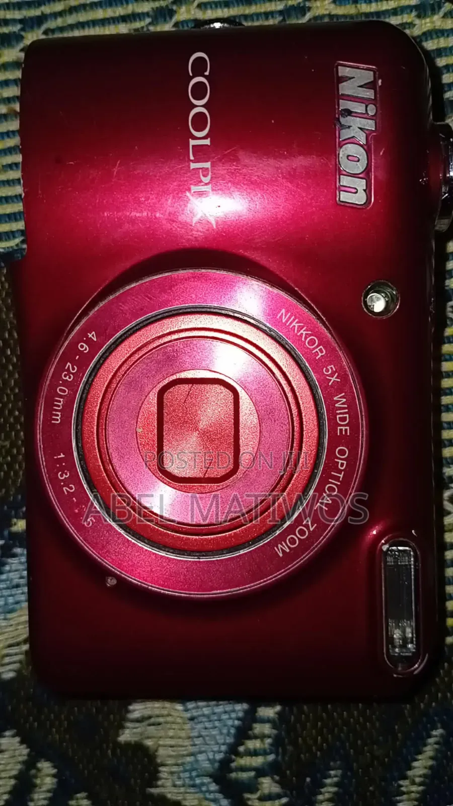 Nikon Colipix L28 Mini Camera Red Color